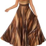 Women Summer Floral Maxi Dresses Elegant Spaghetti Strap Dress Printed Party Dress Beach Long Dresses