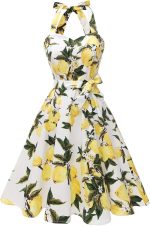 Women'sVintage Polka Audrey Dress 1950s Halter Retro Cocktail Dress