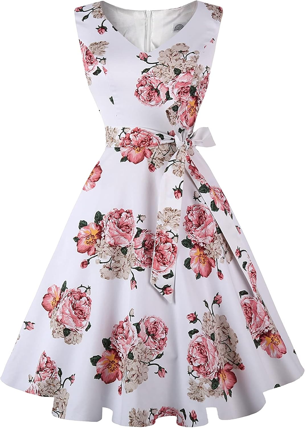 71tsARUvArL._AC_SL1500_.jpg Women's 50s 60s Vintage Sleeveless Cocktail Party Dress with Pockets - Image 1